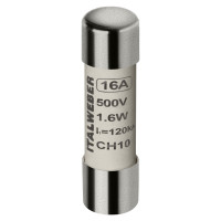 Запобіжник циліндричний Italweber CH10 16A gG 10×38 500V