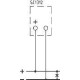Вольтметр прямий FRER F96MV 90˚ 6V