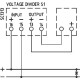 Вольтметр прямий FRER F96MV 90˚ 6V