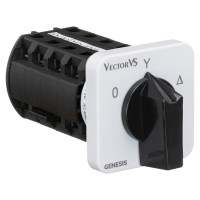 Кулачковий перемикач Vector VS GC 25A схема 12 (0-Y-Δ)