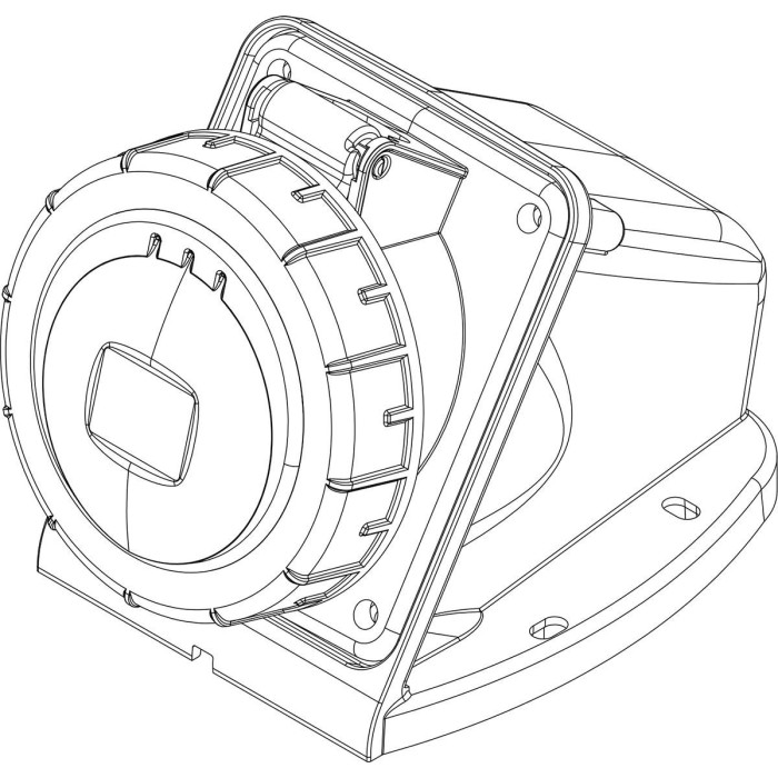 Розетка настінна IDE MUNDIAL 3P+E 32A 380–415V IP66-67