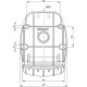 Розетка настінна IDE MUNDIAL 3P+E 32A 380–415V IP66-67