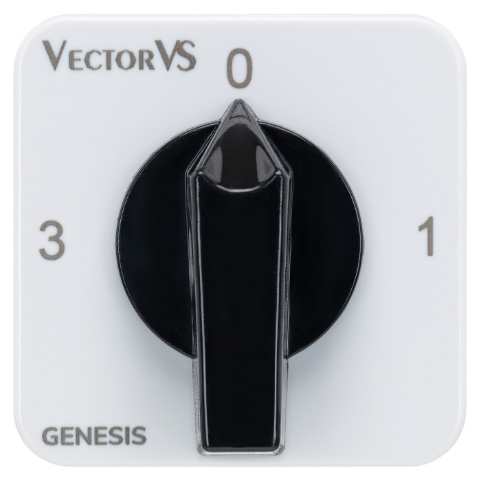 Кулачковий перемикач Vector VS GC 16A схема 98 (Фаз. струми через ТС)