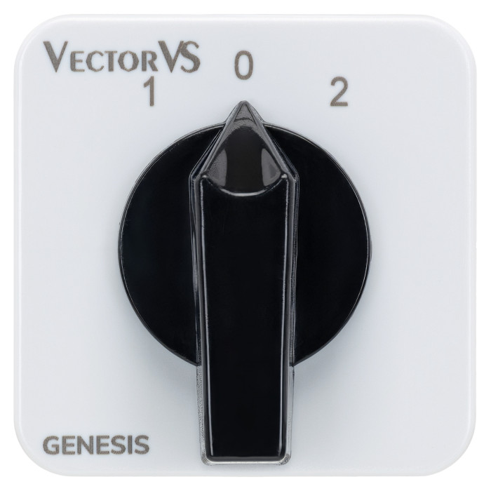 Кулачковий перемикач Vector VS GC 16A 1P схема 201 (1-0-2 з поверненням в 0)