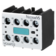 Додатковий контакт фронтальний Vector VS VCA 2NO+2NC для VCN 80...150