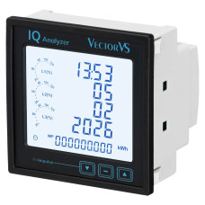 Аналізатор мережі Vector VS IQ RS485 USB 8Mb 2 прог. вих. cl 0,2S 3Ph