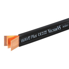 Гнучка мідна шина в ізоляції Vector VS WAVE PLUS 8x100x1, 1815A, L2000mm
