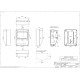 Настінний корпус для сил. розеток IDE PRYMA 1×9 MOD 284×222х122mm IP67 з шинами N+PE