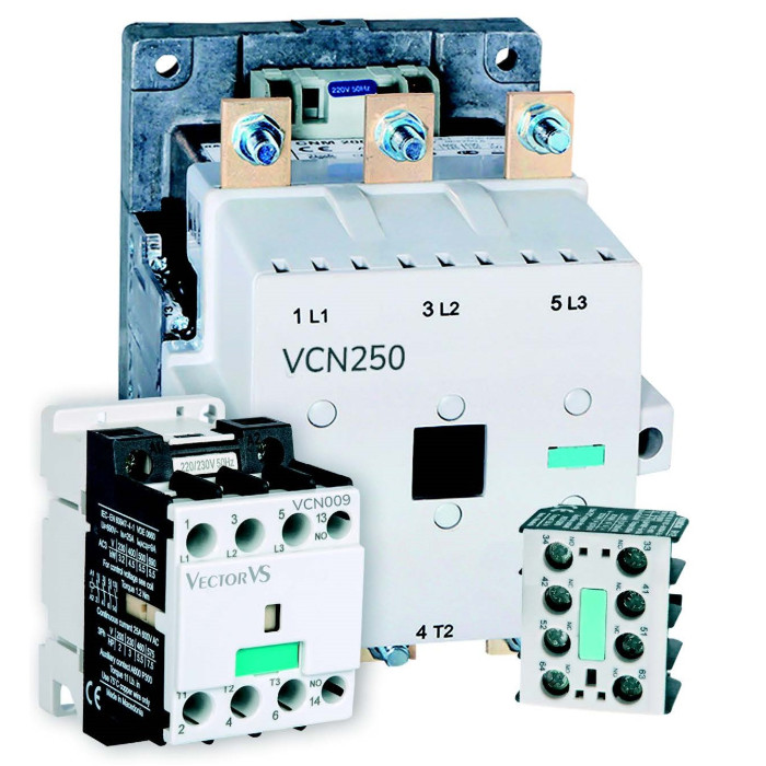 Контактор VCN 315A 230V AC 2NO+2NC