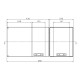 Настінний корпус для сил. розеток IDE STAR 2×12 MOD 688×310x147mm, IP65 з шинами N+PE