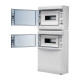 Настінний корпус для сил. розеток IDE STAR 2×12 MOD 688×310x147mm, IP65 з шинами N+PE