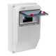 Настінний корпус для сил. розеток IDE PRYMA 1×9 MOD 369×222x130mm IP67 з шинами N+PE