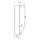 Настінний корпус для сил. розеток IDE PRYMA 1×9 MOD 369×222x130mm IP67 з шинами N+PE