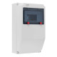 Настінний корпус для сил. розеток IDE PRYMA 1×9 MOD 369×222x130mm IP67 з шинами N+PE