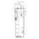Настінний корпус для сил. розеток IDE STAR 1×9 MOD 436×210x137mm, IP65 з шинами N+PE