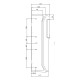 Настінний корпус для сил. розеток IDE STAR 1×9 MOD 436×210x137mm, IP65 з шинами N+PE