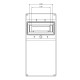 Настінний корпус для сил. розеток IDE STAR 1×9 MOD 436×210x137mm, IP65 з шинами N+PE