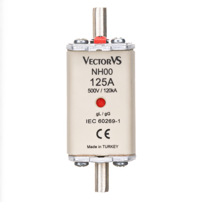 Запобіжник Ножовий Vector VS GENESIS NH00 125А 500V AC gG