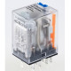 Проміжне реле KMY400024LTD 4PCO, 24V DC 5A, LED\Тест\Діод