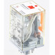 Силове проміжне реле KRB 3PCO 10A 115V AC LED\Тест