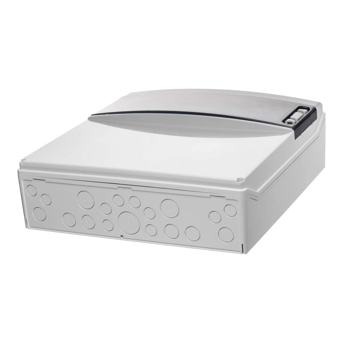 Настінний корпус для сил. розеток IDE STAR 1×18 MOD 436×418x147mm, IP65 з шинами N+PE