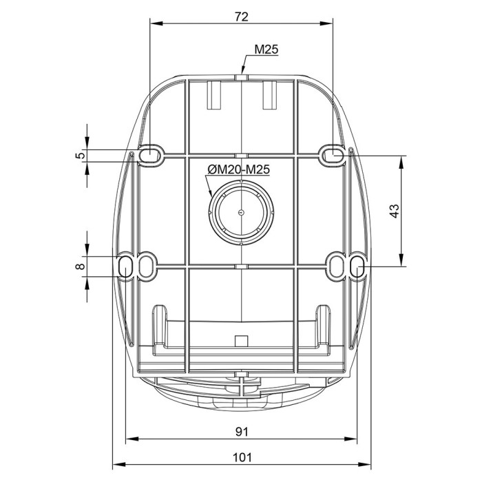 Розетка настінна IDE MUNDIAL 3P+E 32A 380–415V IP44