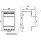 Реле витоку FRER 3 мод., живл.20÷60Vac/dc