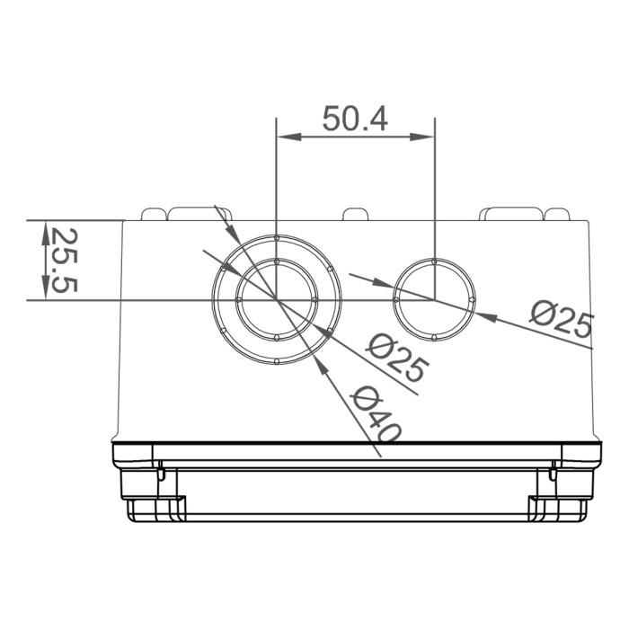 Клемна коробка IDE 155×179x100, IP65-IP67