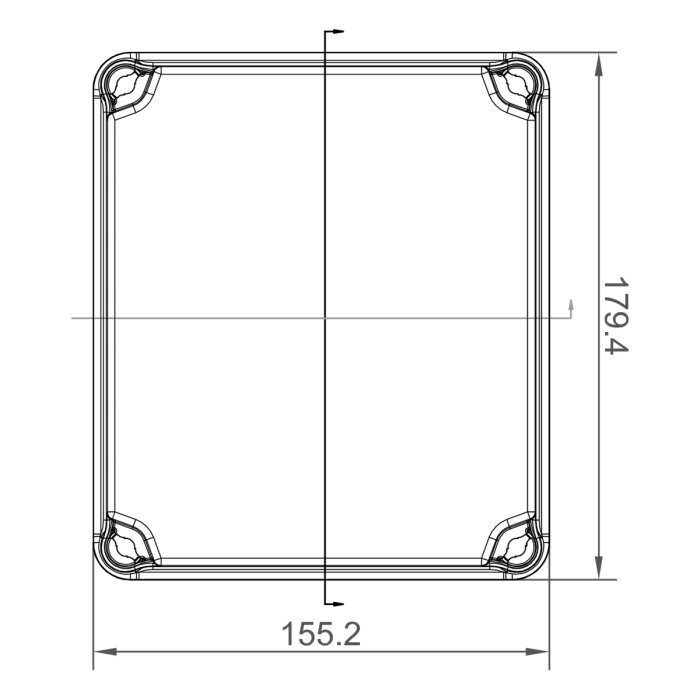 Клемна коробка IDE 155×179x100, IP65-IP67