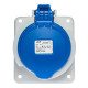 Розетка вбудована похила IDE MUNDIAL 2P+E 32A 200–250V IP44