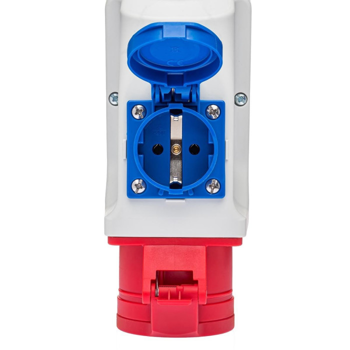 Розетка комбінована IDE SCHUKO 3P+N+E 32A 200/346–240/415V IP44