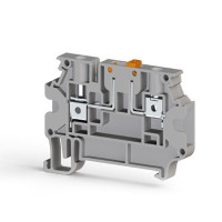 Клема Klemsan AVK 4 A з розмикачем 4 мм сіра