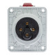 Розетка кабельна IDE MUNDIAL 3P+E 32A 380–415V IP44
