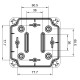 Клемна коробка IDE 113×113x68, IP65-IP67