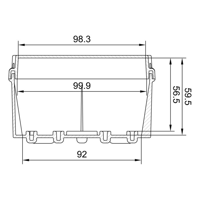 Клемна коробка IDE 113×113x68, IP65-IP67