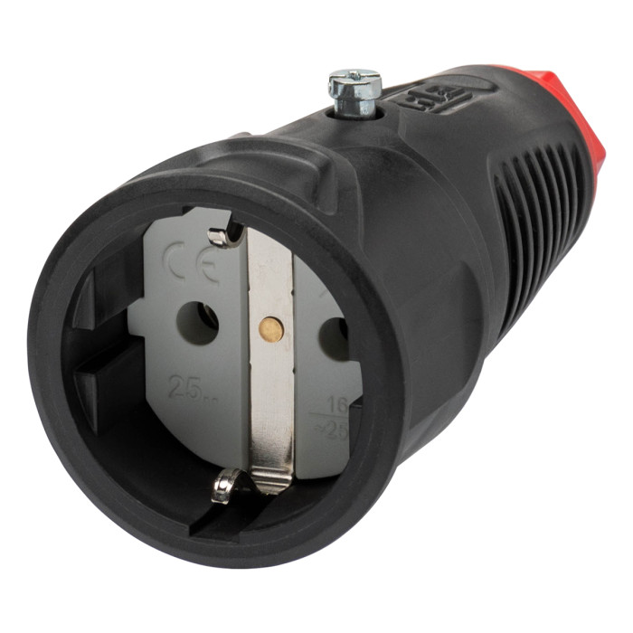 Розетка кабельна IDE SCHUKO 2P+E 16A 220–250V IP44
