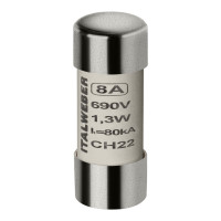 Запобіжник циліндричний Italweber CH22 8A gG 22×58 690V