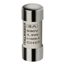 Запобіжник циліндричний Italweber CH22 8A gG 22×58 690V