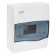 Корпус розподільчий IDE Combi, 1×8 модуля 228×191x99, IP40, з шинами N і PE