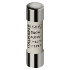 Запобіжник циліндричний Italweber CH14 50A gG 14×51 400V