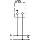 Вольтметр прямий FRER F72MV 90˚ 40V