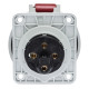 Розетка вбудована похила IDE MUNDIAL 3P+E 16A 380–415V IP66-67