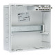 Корпус розподільчий внутр. IDE прозоре вікно ORO,1×12 модуля 248×283x97, IP40, з шинами N і PE