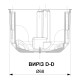 Установча коробка (підрозетник) IDE Domos 1-70mm з гвинтами