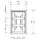 Корпус розподільчий IDE GOLD, 2×12 (24) модулі, прозорі двері, IP40