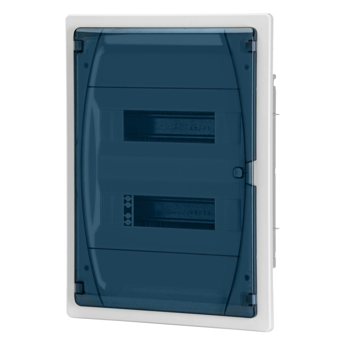 Корпус розподільчий IDE GOLD, 2×12 (24) модулі, прозорі двері, IP40