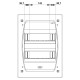 Корпус розподільчий IDE GOLD, 2×12 (24) модулі, прозорі двері, IP40