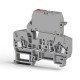 Клема Klemsan YBK SLD 24V AC  під запобіжник 4 мм сіра