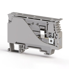Клема Klemsan ASK 4 SLD 220V DC під запобіжник 6 мм сіра