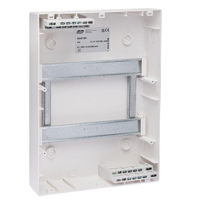 Корпус розподільчий IDE Combi, 2×12 модуля 353×264x99, IP40, з шинами N і PE